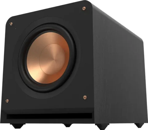 Caisson de basses , 400 W, 121 dB, 16,5 Hz – 138 Hz.
