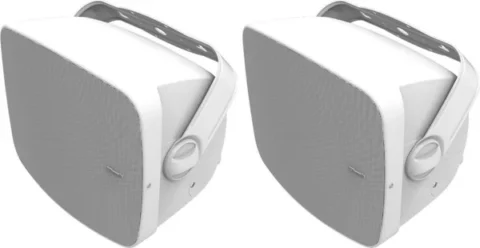 Enceintes murales Klipsch RSM-650 : 80 W, IPX5, résistantes aux intempéries avec diffusion large à 100°. Parfaites pour terrasse et jardin. Commandez maintenant.