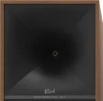 Enceintes amplifiées Klipsch The Nines Noyer avec Bluetooth, USB et HDMI. Son Hi-Fi clair et dynamique, idéales pour musique et home cinéma.