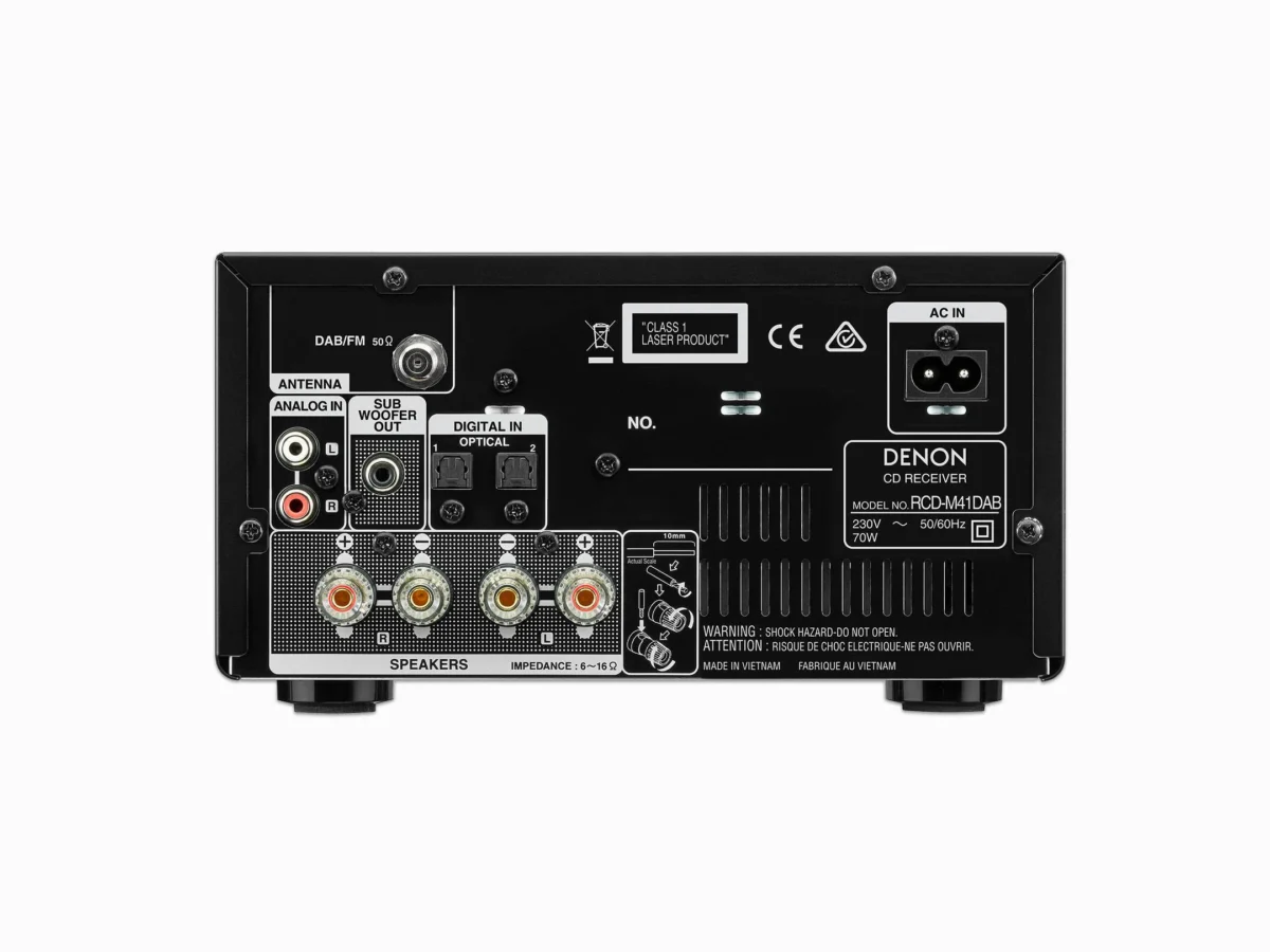Chaîne Hi-Fi Denon D-M41DAB – Image 3