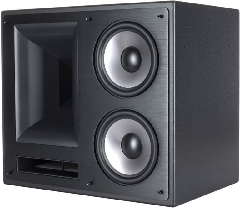 Enceinte frontale 2 voies, 150 W, 97 dB, 48 Hz – 20 kHz.