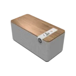 Enceinte Bluetooth Klipsch The One+ Walnut, 60 W, 3 haut-parleurs et mode chaînage. Idéale pour musique sans fil et système multiroom.