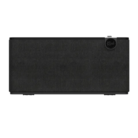 Enceinte amplifiée Klipsch The Three plus avec Bluetooth, USB-C, pré-ampli phono et mode chaînage pour une écoute puissante et polyvalente.