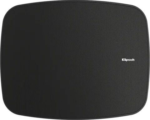 Enceinte d’extérieur Klipsch PSM-525-T noire, 65 W, HP 13,3 cm, résistante IPX6, support mural inclinable
