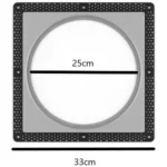 Accessoire Bowers & Wilkins FPK 8SQ – Kit de montage encastrable 8″ sans bordure