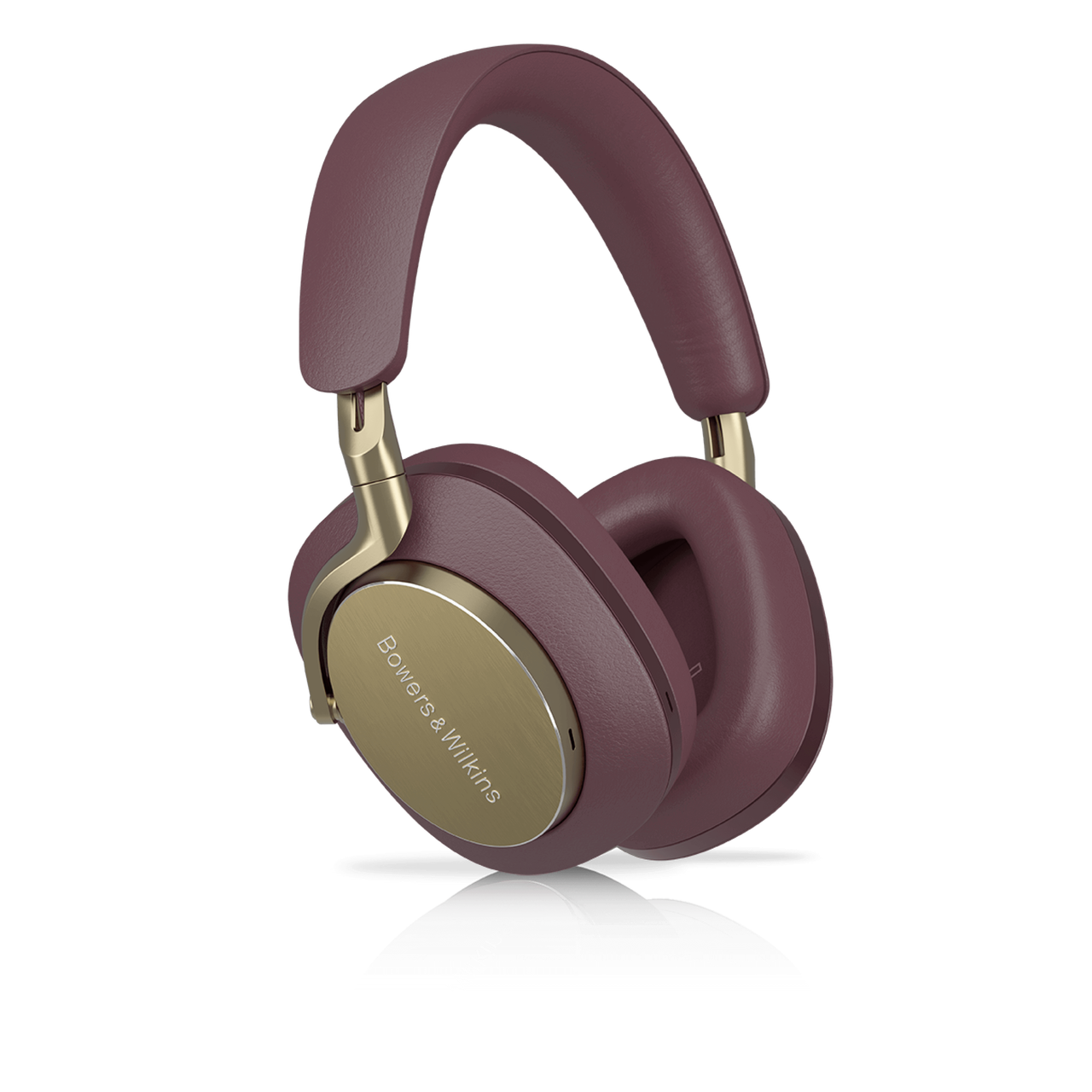 1_px8_royal_burgundy Casque Bowers & Wilkins PX8 Royal Burgundy, casque Hi-Fi avec réduction de bruit active, DSP 24 bits et confort premium