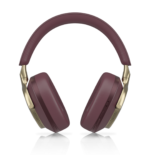 Casque Bowers & Wilkins PX8 Royal Burgundy, casque Hi-Fi avec réduction de bruit active, DSP 24 bits et confort premium