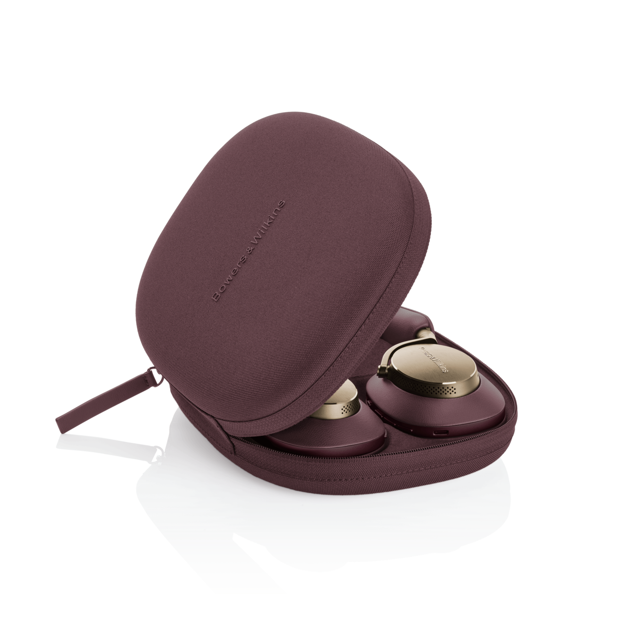 4_px8_royal_burgundy Casque Bowers & Wilkins PX8 Royal Burgundy, casque Hi-Fi avec réduction de bruit active, DSP 24 bits et confort premium