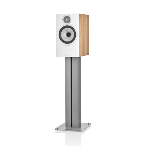 Enceinte bibliothèque Bowers & Wilkins 606 S3 Oak vue de face