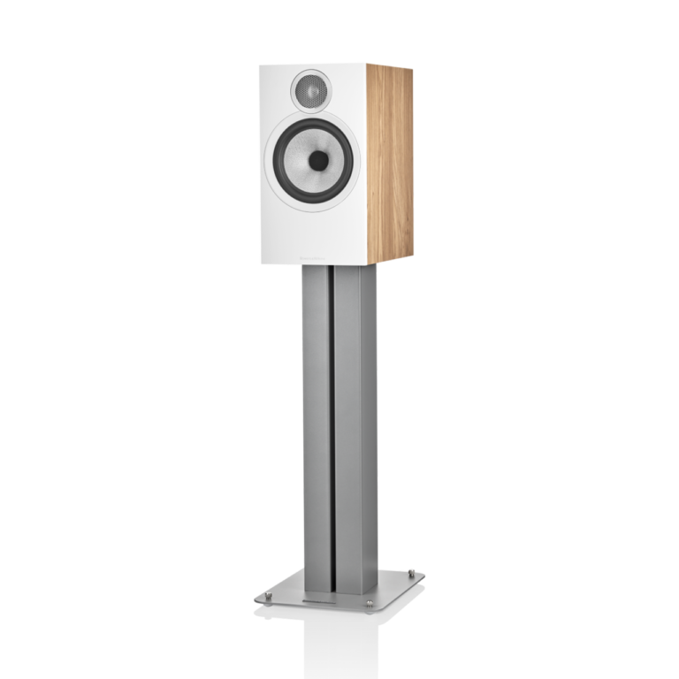 Enceinte bibliothèque Bowers & Wilkins 606 S3 Oak vue de face