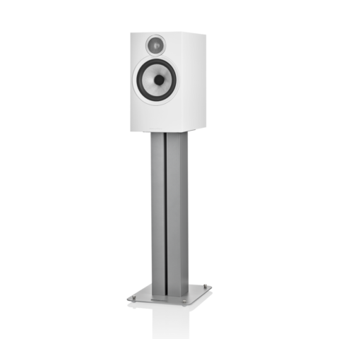 Enceinte bibliothèque Bowers & Wilkins 606 S3 White vue de face