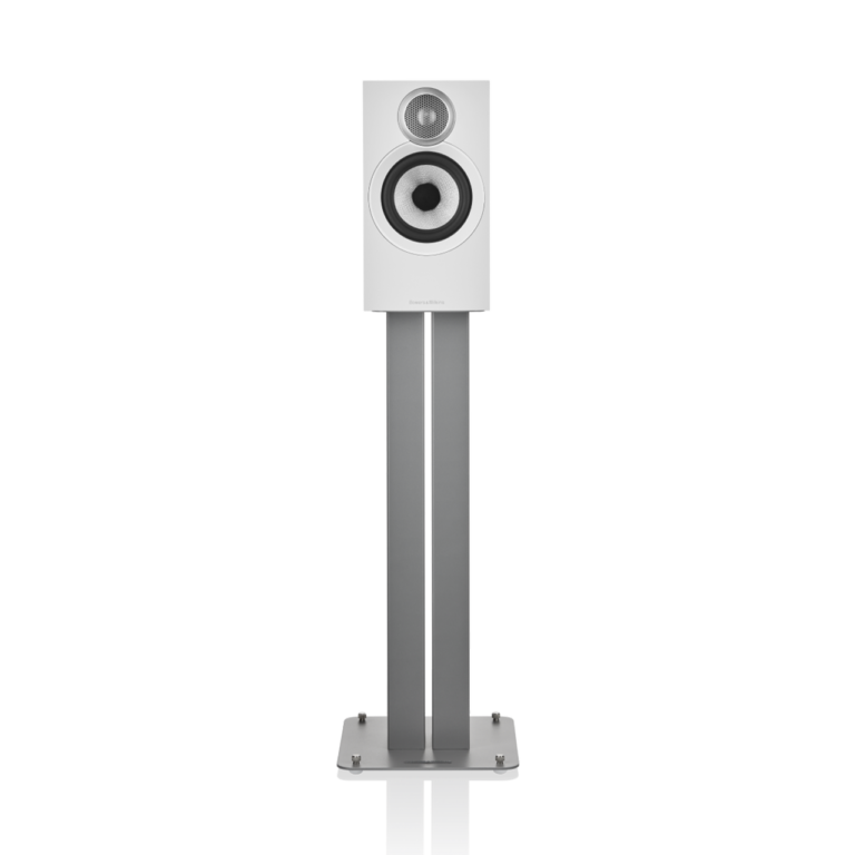 Enceinte bibliothèque Bowers & Wilkins 607 S3 White vue de face