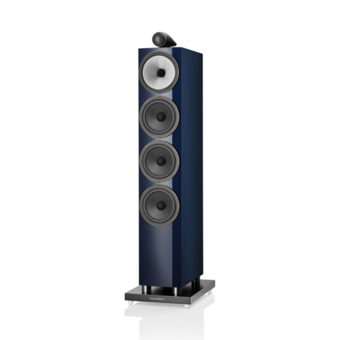 Enceinte colonne Bowers & Wilkins 702 S3 Signature Midnight Blue Metallic vue de face