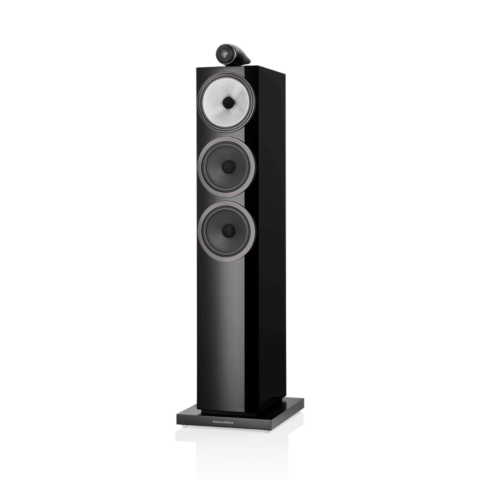 Enceinte colonne Bowers & Wilkins 703 S3 Gloss Black vue de face