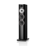 Enceinte colonne Bowers & Wilkins 704 S3 Gloss Black vue de face