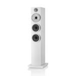 Enceinte colonne Bowers & Wilkins 704 S3 Satin White vue de face