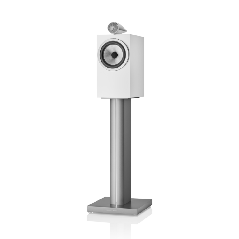 Enceinte bibliothèque Bowers & Wilkins 705 S3 Satin White vue de face