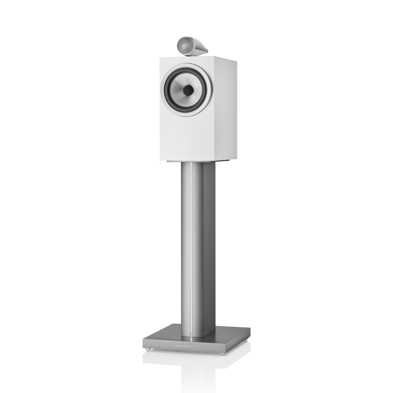 705-S3-Satin-White_Image_1 Enceinte bibliothèque Bowers & Wilkins 705 S3 Satin White vue de face