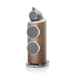 Enceinte colonne Bowers & Wilkins 801 D4 Satin Walnut vue latérale