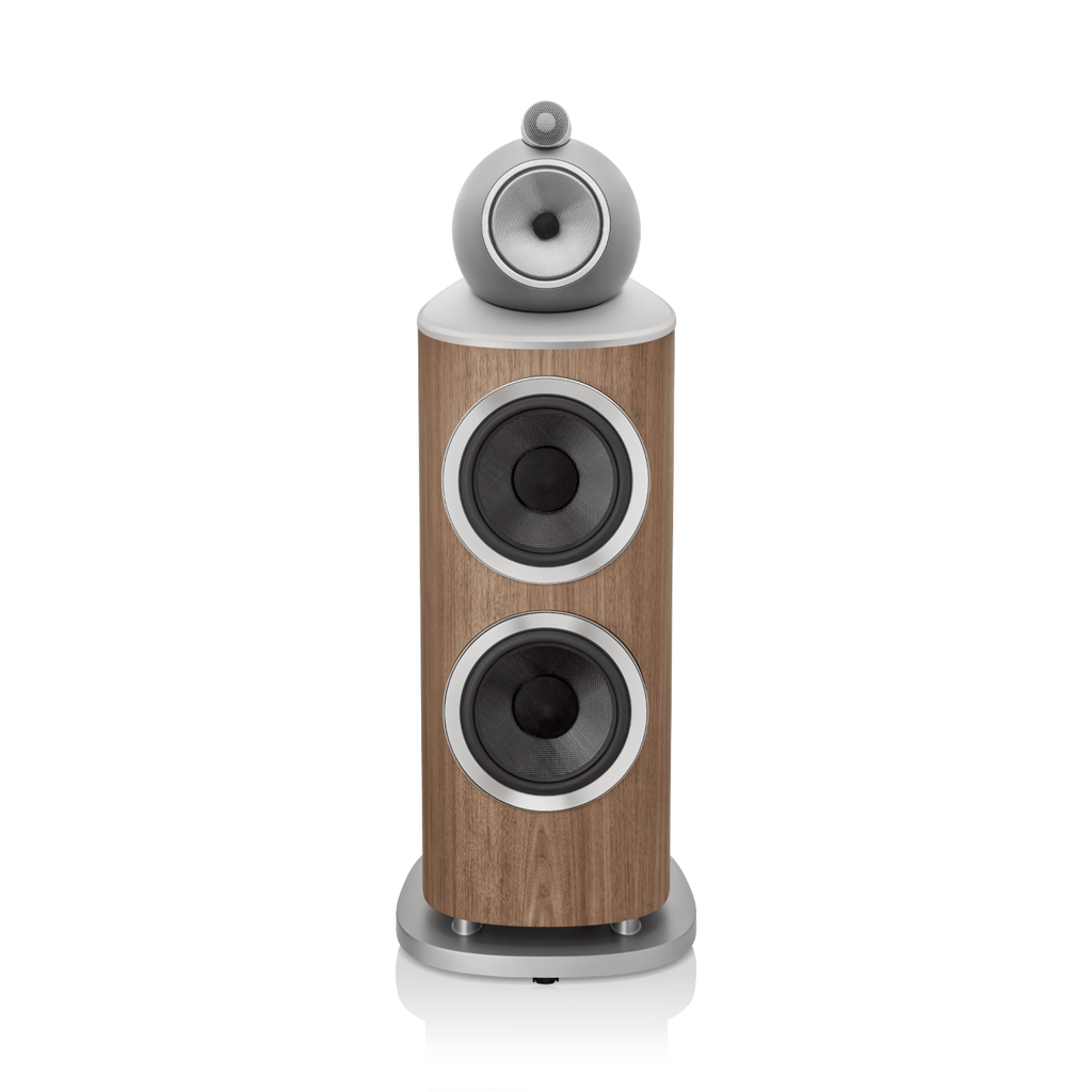 801-D4-Satin-Walnut_Image_3 Enceinte colonne Bowers & Wilkins 801 D4 Satin Walnut vue de face