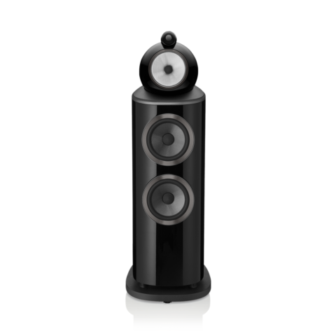 Enceinte Bowers & Wilkins 802 D4 Gloss Black vue de face