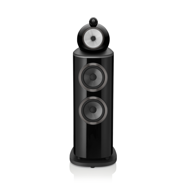 Enceinte Bowers & Wilkins 802 D4 Gloss Black vue de face