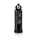 Enceinte colonne Bowers & Wilkins 803 D4 Gloss Black vue de face