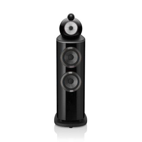 Enceinte colonne Bowers & Wilkins 803 D4 Gloss Black vue de face