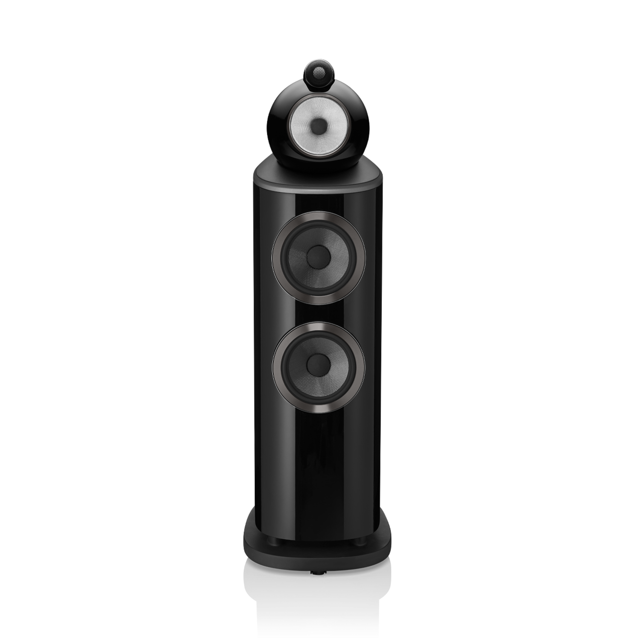 803-D4-Black_Image_3 Enceinte colonne Bowers & Wilkins 803 D4 Gloss Black vue de face