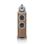 Enceinte colonne Bowers & Wilkins 803 D4 Satin Walnut vue de face