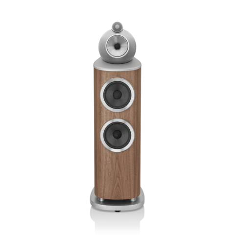 Enceinte colonne Bowers & Wilkins 803 D4 Satin Walnut vue de face