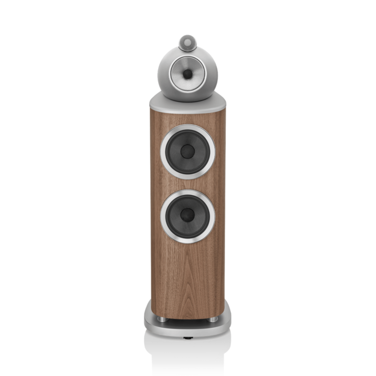 Enceinte colonne Bowers & Wilkins 803 D4 Satin Walnut vue de face