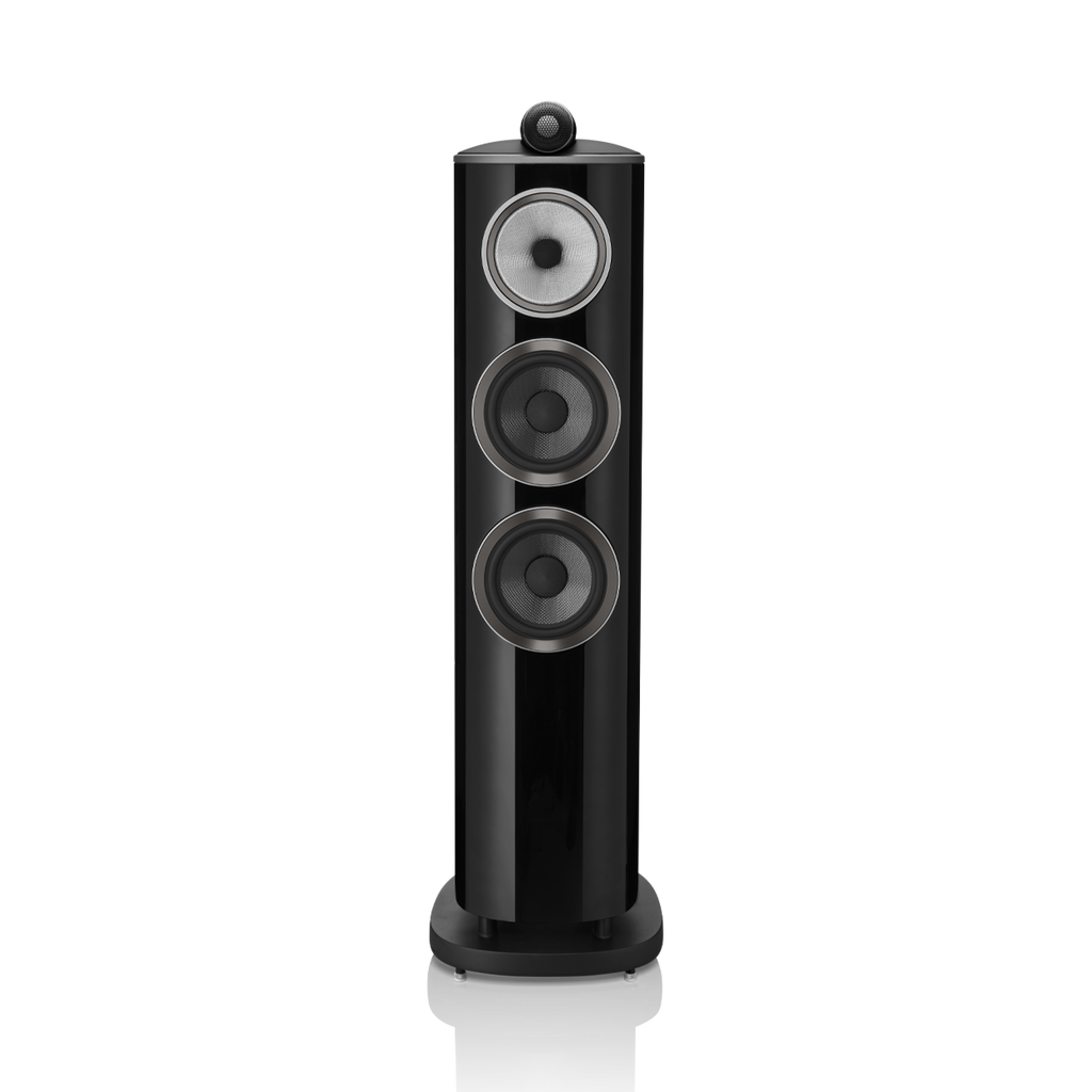 804-D4-Black_Image_3 Enceinte colonne Bowers & Wilkins 804 D4 Gloss Black vue de face