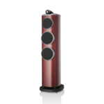 Enceinte colonne Bowers & Wilkins 804 D4 Satin Rosenut vue latérale