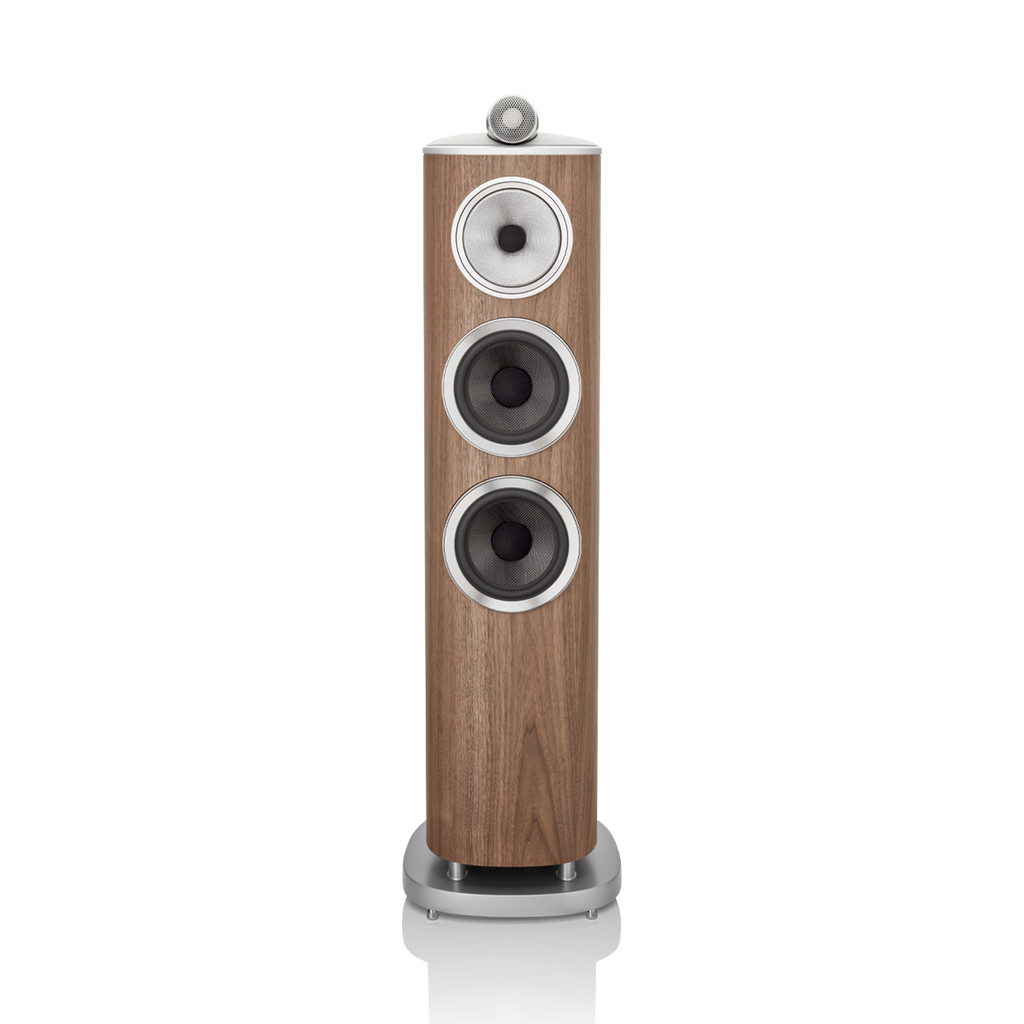 804-D4-Satin-Walnut_Image_3 Enceinte colonne Bowers & Wilkins 804 D4 Satin Walnut vue de face