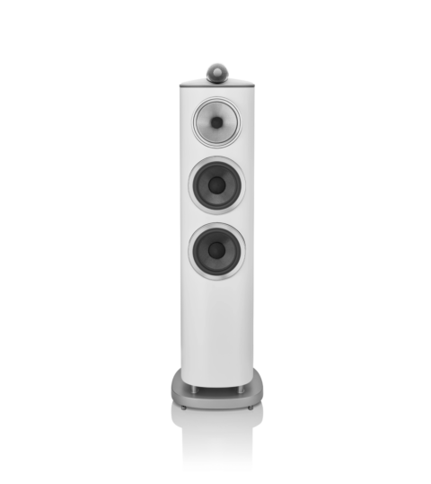 Enceinte colonne Bowers & Wilkins 804 D4 White vue de face