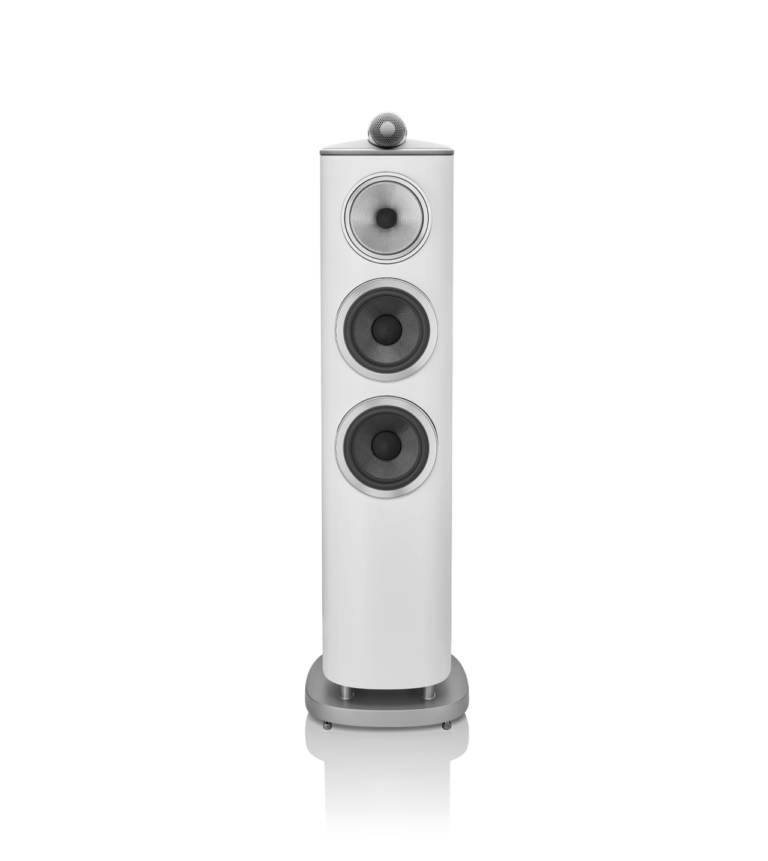 Enceinte colonne Bowers & Wilkins 804 D4 White vue de face