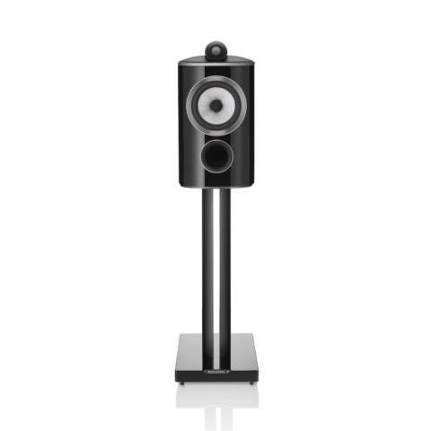 Enceinte bibliothèque Bowers & Wilkins 805 D4 Gloss Black vue de face