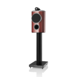 Enceinte bibliothèque Bowers & Wilkins 805 D4 Satin Rosenut vue latérale