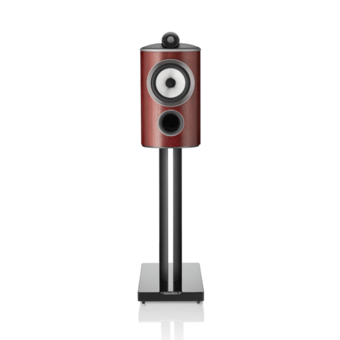 Enceinte bibliothèque Bowers & Wilkins 805 D4 Satin Rosenut vue de face
