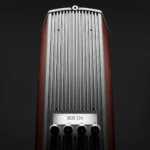Enceinte bibliothèque Bowers & Wilkins 805 D4 Satin Rosenut grille amovible