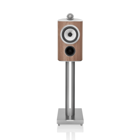 Enceinte bibliothèque Bowers & Wilkins 805 D4 Satin Walnut vue de face