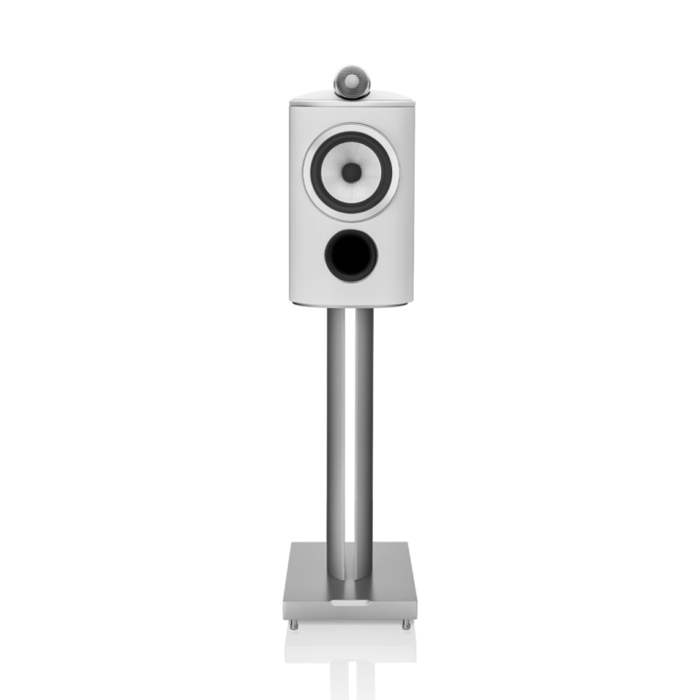 Enceinte bibliothèque Bowers & Wilkins 805 D4 White vue de face