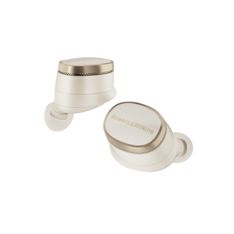 Écouteurs Bowers & Wilkins Pi8 Dove White True Wireless avec ANC et DSP 32-bit
