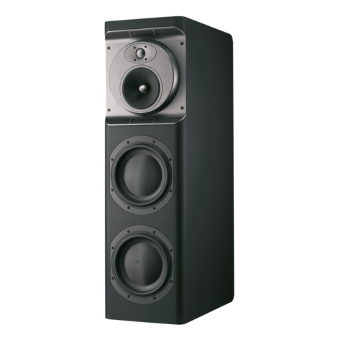 Enceinte colonne Bowers & Wilkins CT8 LR Black vue de face