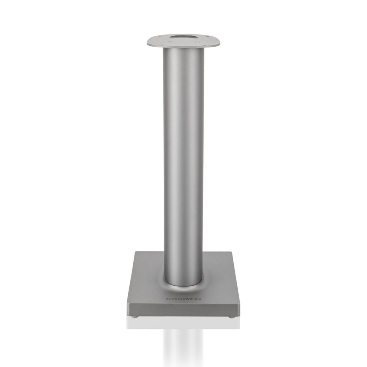 Pieds B&W Formation FS Duo Stand Silver pour enceintes connectées Formation Duo, support Hi-Fi élégant