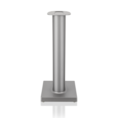 Pieds B&W Formation FS Duo Stand Silver pour enceintes connectées Formation Duo, support Hi-Fi élégant