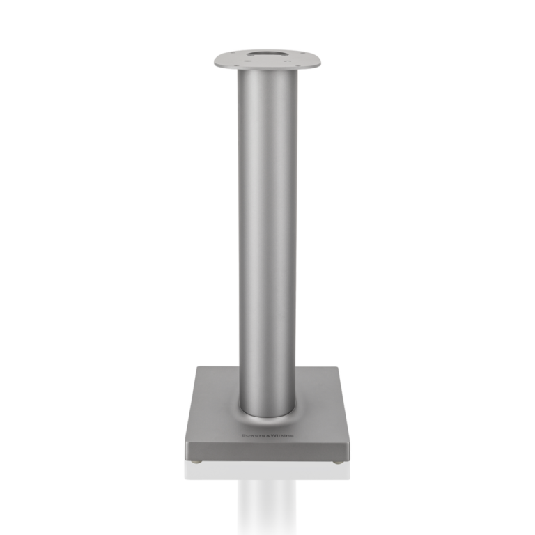 Pieds B&W Formation FS Duo Stand Silver pour enceintes connectées Formation Duo, support Hi-Fi élégant