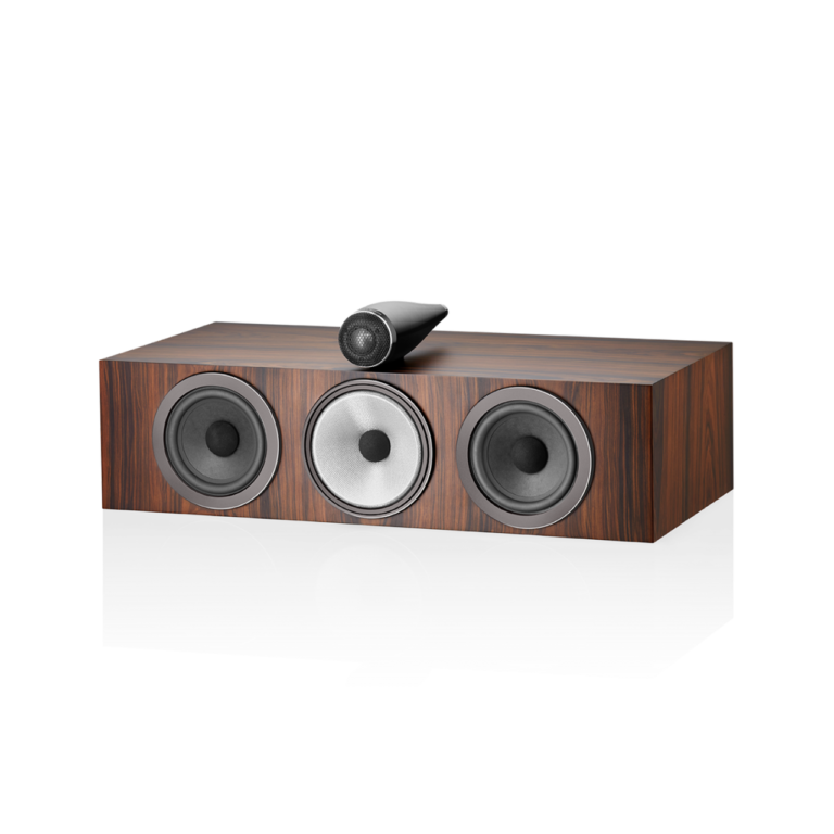 Enceinte centrale Bowers & Wilkins HTM71 S3 Mocha vue de face