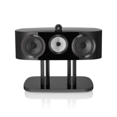Enceinte centrale Bowers & Wilkins HTM81 D4 Gloss Black vue de face